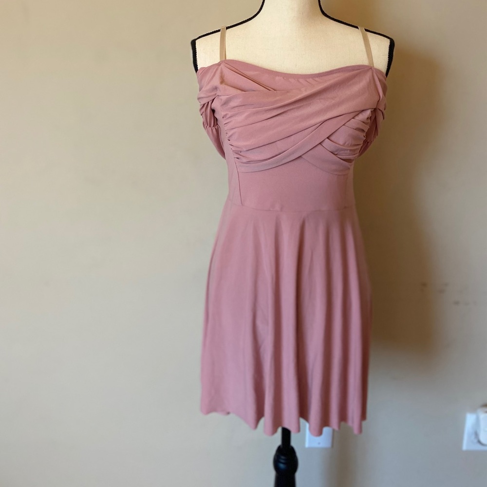 Weissman Pink Leotard Dress Dance Costume